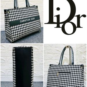 PREMIUM QUALITY JACQUARDS DIOR TOTE BAG