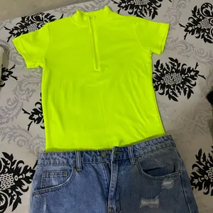 Neon Top Very Demure, And Aesthetic.(college Wear)