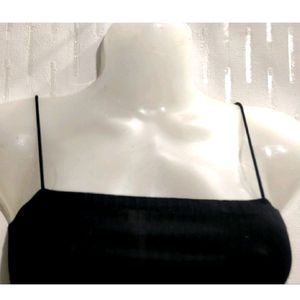 Black Crop Top For women's