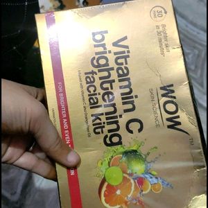 Wao Vitamin C Facial Kit New Sealed Pack No Coin