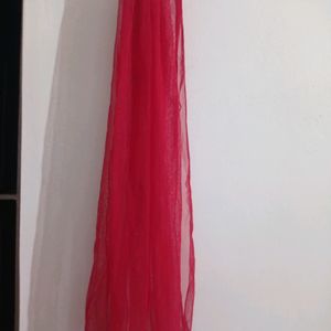 Red And Cream Colour Dupatta