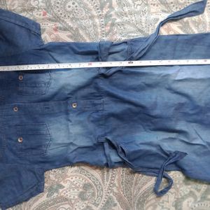 Girl's Denim Dress 6-8 Years