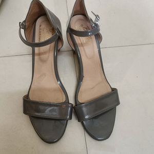 Grey Wedges Heels For Women Size 39 , Uk 6.