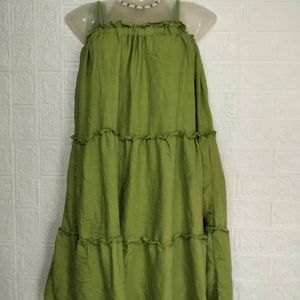 Plus Size Limen Green  Dress