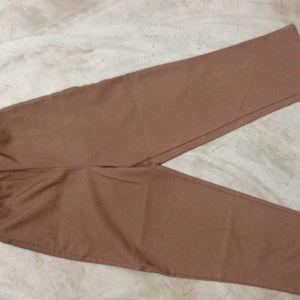 HIGH WAIST WIDE LEG BROWN TROUSER AND PANT