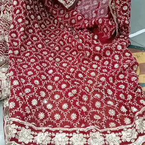 Red Beautiful Saree For Women