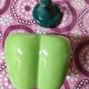 New 3 Ceramic Capsicum Shaped Jars