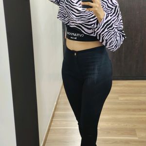 Two Piece Crop Top With Inner