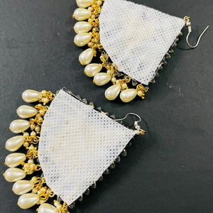 Fancy Party Wear Have Long Size Earrings All' Colo