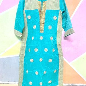 💥🆕️ Festive Kurti With Linning Attached