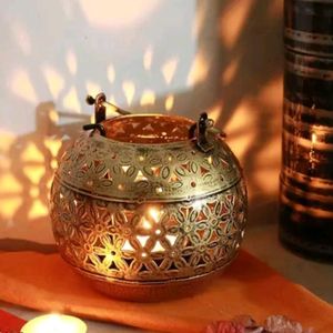 Elegant Antique Finish Diya Holder