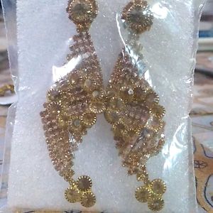 Golden Long Earings Woman&girls