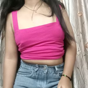 Cute Pink Tank Top For Girls 😍