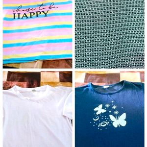 4 T Shirt Combo In Affordable Price