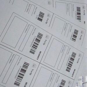 Shipping Label And Packaging Materials