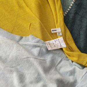 Combo Blue And Yellow Top