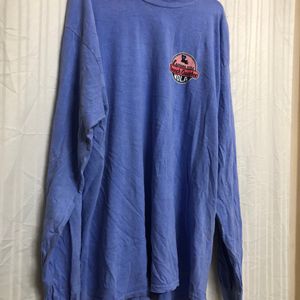 Gildan Blue Long Sleeve T Shirt