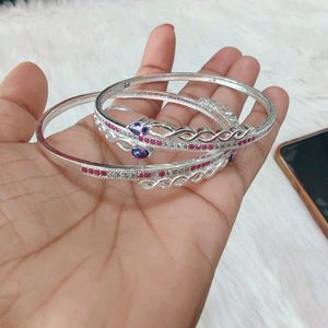 Pure Silver Bangles For Womens