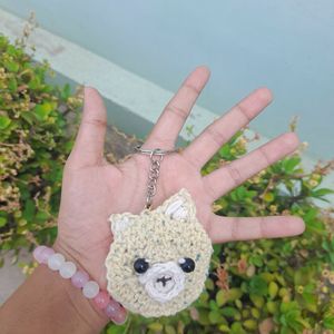 Bear Chochet Keychain