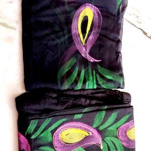 Hand-painted Legging With Dupatta