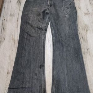 Y2k Shark Bootcut Jeans Waist 34