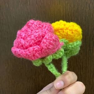 Crochet Roses 1 Pc