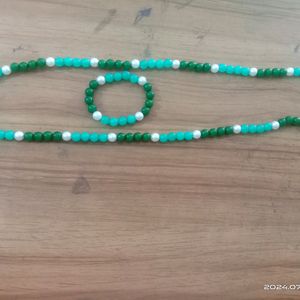 Combo Of One Bracelet And Long Mala