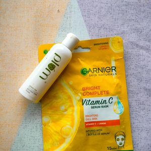 FREE TONER!! With Garnier Face Pack:)