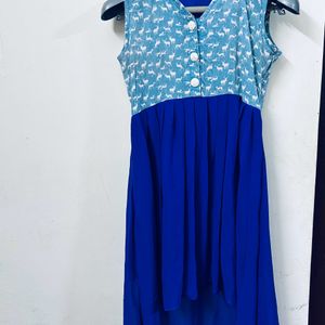 Blue Sleeveless Dress