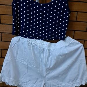 Combo Of Three Imported Fabric Top N Short