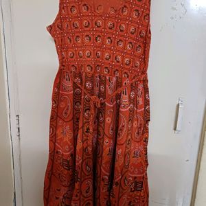 Traditional Printed Cotton Dress