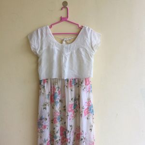 Floral Coquette Dress