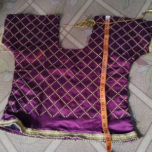 NEW Purple Lehnga Choli With Dupatta