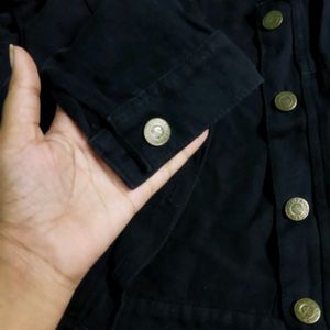 Black Colour Jacket For Girls