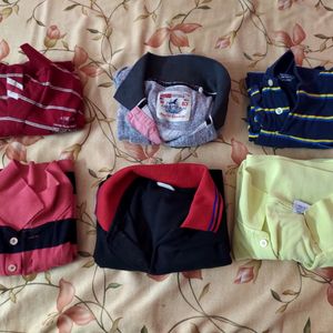 Set Of 7 Branded Polo Tshirts XL 44 Regular Fit