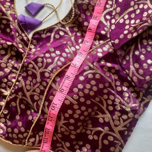 Purple Lining Blouse