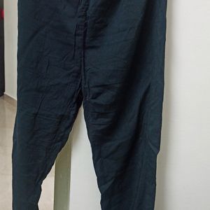 Straight Cut Cotton Pants