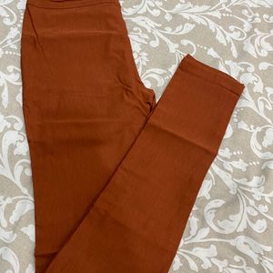 Stretchy Skinny Type Trouser Orange Color