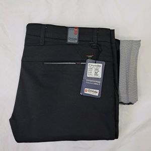 Divide 1033 Men's Black Cotton Trouser