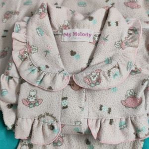 Long sleeve melody kuromi, cinnamor pajamas