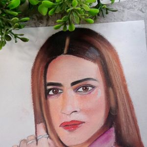 Kriti Sanon Painting Draw Handmade Work