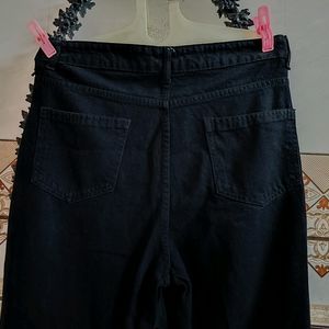 Black Wide Leg Jeans (Women)