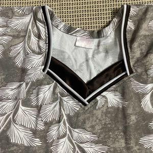 Grey Printed Nighty