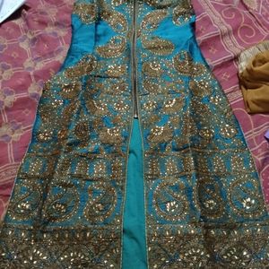 Sharara Suit Set + Side Lancha Dress