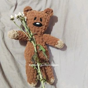 Crochet Mr Bean Teddy Bear Plushie