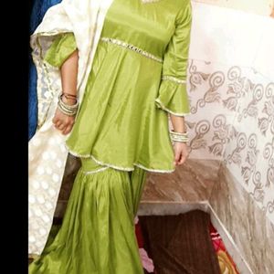 Plazo Suit With Dupatta