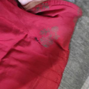 Diwali Sale! Red Green Kurta Set