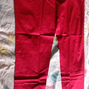 Red Ciggerate Pant