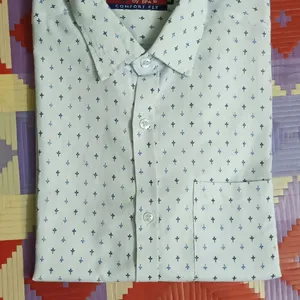 White Polka Dot Shirt