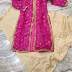 Banarasi Open Kurti With Lehnga